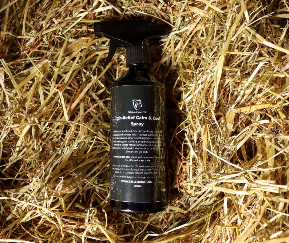 Calm and Cool horse itch relief spray for itchy skin