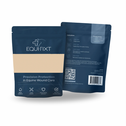 Equine wound dressing kit with medical gauze