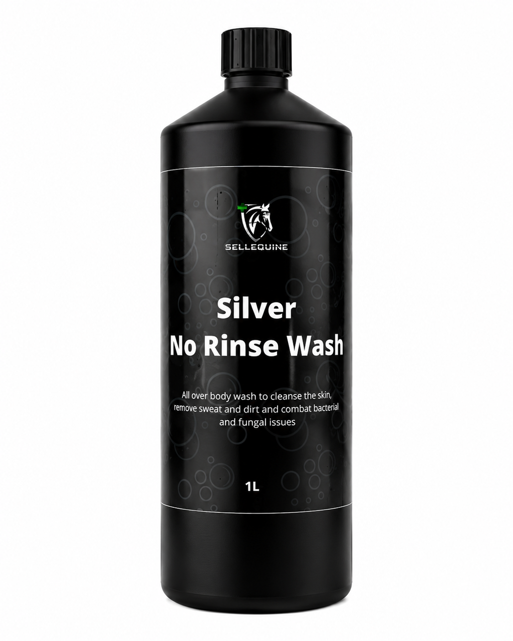 No rinse wash for horses. Natural ingredients with nano silver