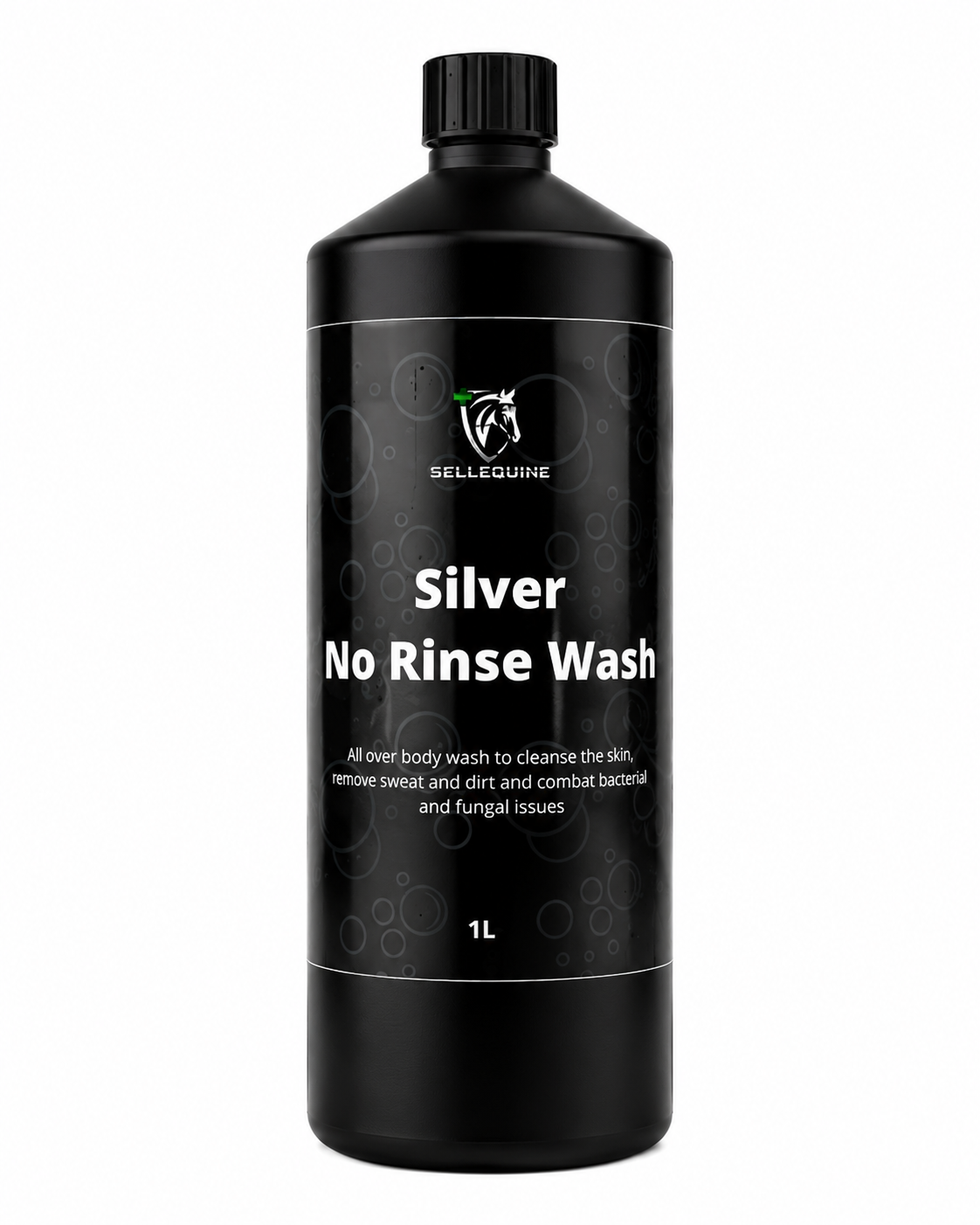 No rinse wash for horses. Natural ingredients with nano silver