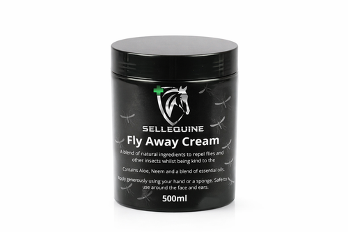 Sellequine fly repellent cream for horseflies biting flies and ticks