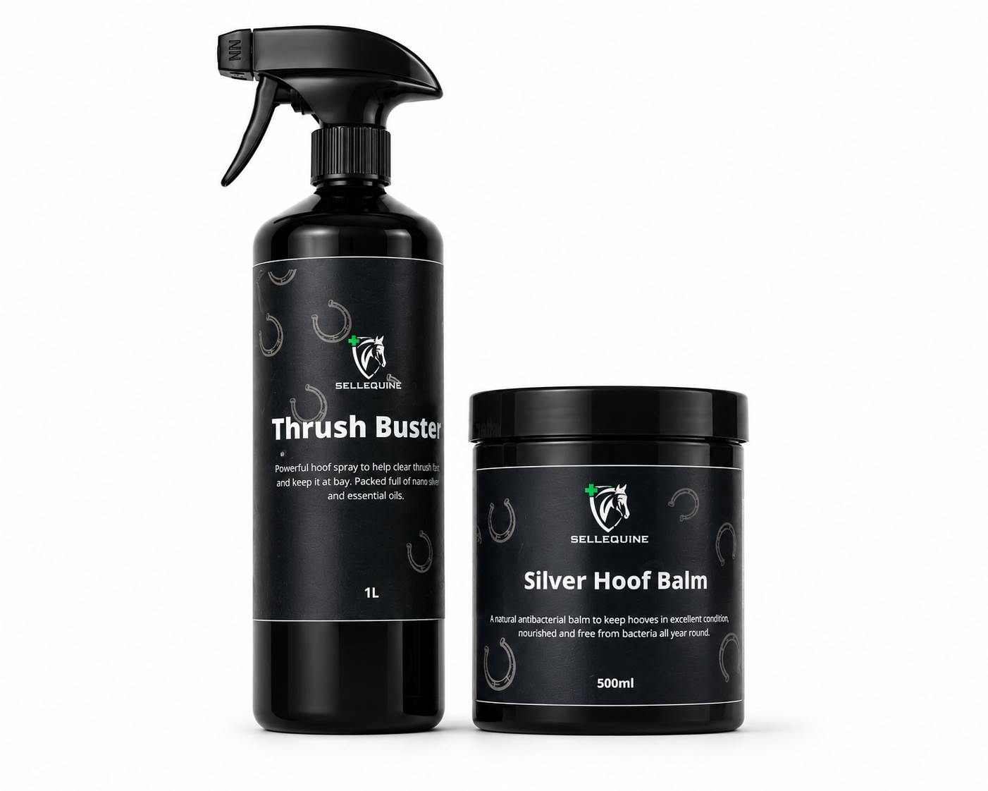 Thursh treatment and hoof dressing with silver 
