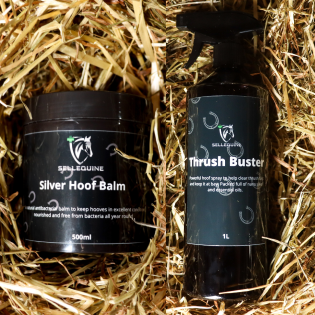 hoof balm and thrush spray for horse