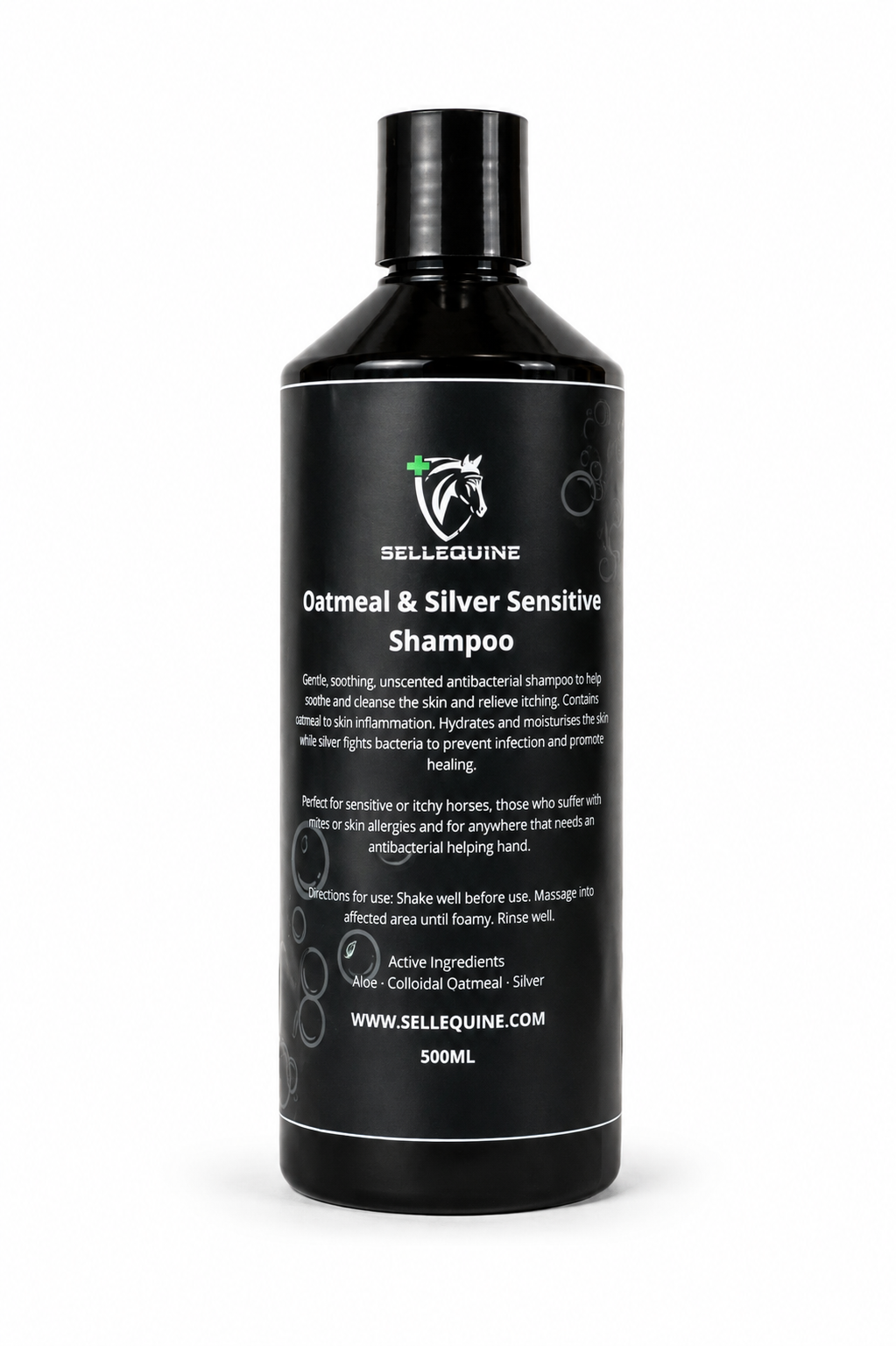 medicated shampoo with silver or horses