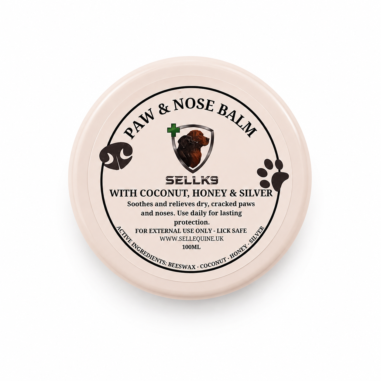 natural paw and nose balm